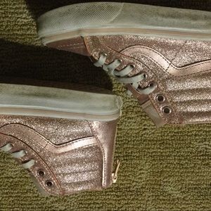 High top glittery 11.5 toddler vans